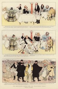 O jantar de meia coroa e a mesa de joelhos fracos de Albert Guillaume